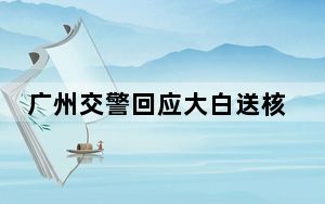 广州交警回应大白送核酸样本时被撞 背后真相实在让人惊愕