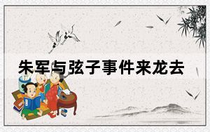 朱军与弦子事件来龙去脉 背后真相令人震惊