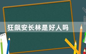 狂飙安长林是好人吗 背后真相实在让人惊愕