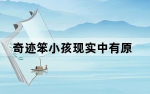 奇迹笨小孩现实中有原型吗 背后真相实在让人惊愕