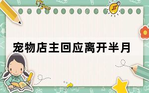 宠物店主回应离开半月猫狗被饿死 背后真相让人感到惊讶