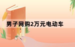 男子网购2万元电动车收到玩偶大鹅 背后真相实在令人震惊