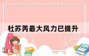 杜苏芮最大风力已提升至17级 福建出现大暴雨