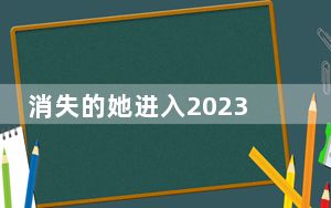 消失的她进入2023全球票房榜前十 累计票房破30亿!