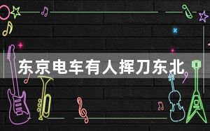东京电车有人挥刀东北大哥挺身而出 关键时刻中国爷们喊话!