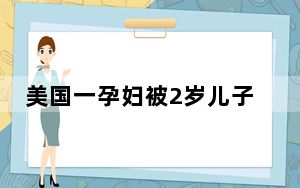 美国一孕妇被2岁儿子开枪打死 简直是人间悲剧！！