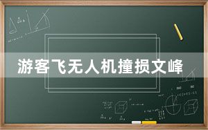 游客飞无人机撞损文峰塔?景区回应 这到底是怎么回事？