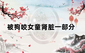 被狗咬女童肾脏一部分坏了 无法恢复 背后真相令人震惊