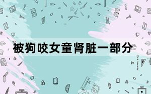 被狗咬女童肾脏一部分坏了 无法恢复 背后真相令人震惊
