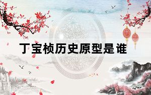丁宝桢历史原型是谁
