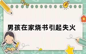 男孩在家烧书引起失火从18楼跳下  背后真相实在令人感到惊愕