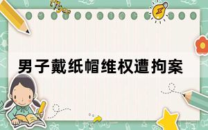 男子戴纸帽维权遭拘案再审被驳回 背后真相实在让人惊愕