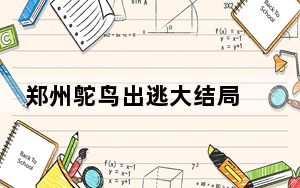 郑州鸵鸟出逃大结局 主人现身致歉 这只鸵鸟的体力真是惊人 背后真相令人震惊