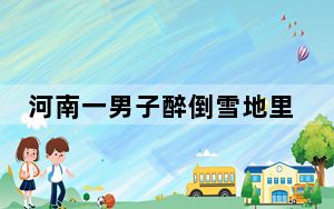 河南一男子醉倒雪地里被冻死 内幕曝光简直太意外了