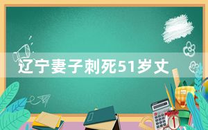 辽宁妻子刺死51岁丈夫 背后真相让人感到惊讶