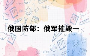 俄国防部：俄军摧毁一北约援乌军事装备仓库