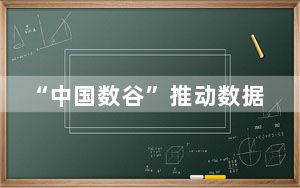 “中国数谷”推动数据可信流通 构建包容审慎监管制度