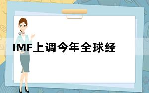 IMF上调今年全球经济增长预期至3.2%