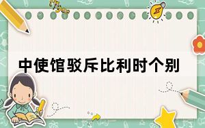 中使馆驳斥比利时个别媒体和政客再度炒作所谓“中国网络攻击”