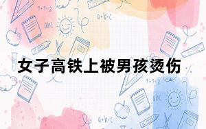 女子高铁上被男孩烫伤后未获道歉