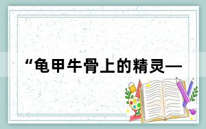 “龟甲牛骨上的精灵——甲骨文艺术展”亮相南非
