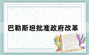 巴勒斯坦批准政府改革方案