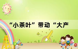 “小茶叶”带动“大产业” 第二届咸丰白茶文化节开幕