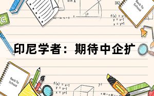 印尼学者：期待中企扩大在印尼投资助力能源转型