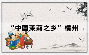 “中国茉莉之乡”横州市：茉莉鲜花上市 茶企抢收价格高