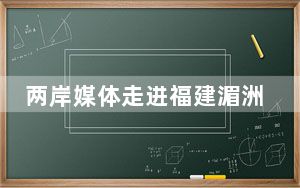 两岸媒体走进福建湄洲岛共同关注“妈祖信俗”保护