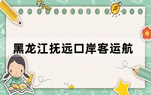黑龙江抚远口岸客运航线迎来2024年度首航