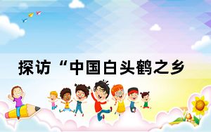 探访“中国白头鹤之乡”：人工孵化驯养壮大种群