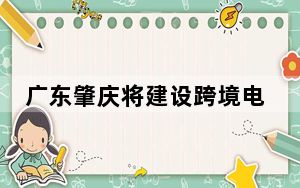 广东肇庆将建设跨境电商国际货站 对接湾区各大机场