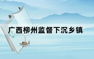 广西柳州监督下沉乡镇  推动解决基层民众看病难题