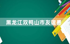 黑龙江双鸭山市友谊县发生3.5级地震，震源深度10千米