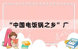 “中国电饭锅之乡”广东湛江小家电出口逆势增长