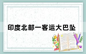 印度北部一客运大巴坠崖 已致36人死亡