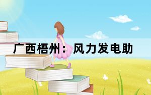广西梧州：风力发电助推绿色发展