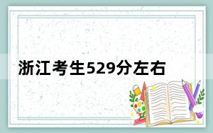 浙江考生529分左右可以录取哪些大学？ 2024年一共14所大学录取
