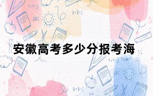 安徽高考多少分报考海南职业技术学院？2024年历史类投档线265分 物理类投档线335分