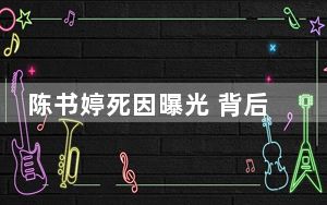 陈书婷死因曝光 背后真相让人感到惊讶