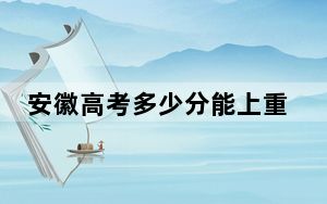 安徽高考多少分能上重庆财经学院？附2022-2024年最低录取分数线