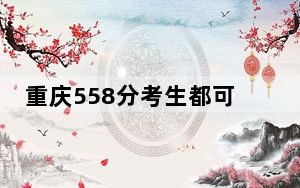 重庆558分考生都可以填报哪些大学？（附带2022-2024年558录取名单）