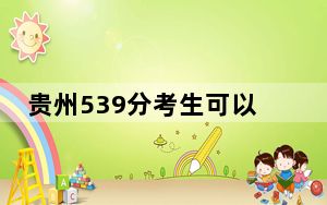 贵州539分考生可以报考哪些公办本科大学？（附带近三年高考大学录取名单）