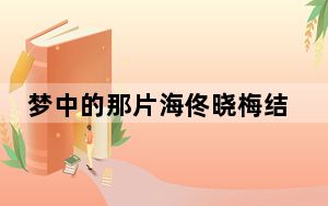 梦中的那片海佟晓梅结局是什么 背后真相让人感到惊讶