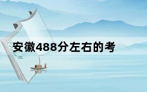 安徽488分左右的考生可以报考哪些公办本科大学？