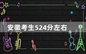 安徽考生524分左右可以录取哪些大学？ 2025年高考可以填报57所大学
