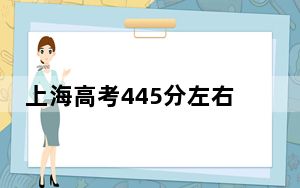 上海高考445分左右可以报考的公办本科大学名单！ 2024年高考有30所445录取的大学