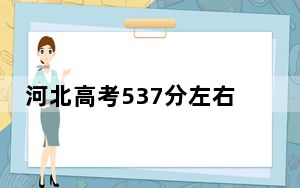 河北高考537分左右录取的本科大学名单！（供2025年考生参考）