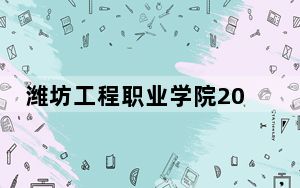 潍坊工程职业学院2024年学费明细：每年5750元（供江苏考生参考）